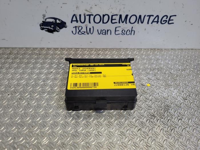 Używane Modul (rózne) Opel Corsa F (UB/UH/UP) 1.2 12V 75 Cena € 78,65 Z VAT oferowane przez Autodemontage J&W van Esch