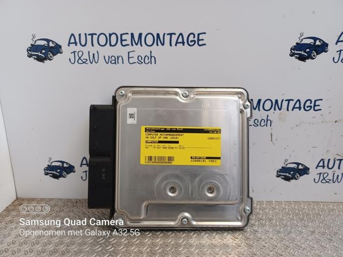 Engine management computer from a Volkswagen Golf Sportsvan (AUVS) 2.0 TDI 150 16V 2018