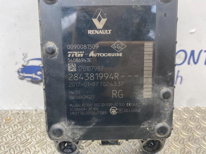 Radar sensor from a Renault Talisman Estate (RFDK) 1.6 dCi 160 Twinturbo 2017
