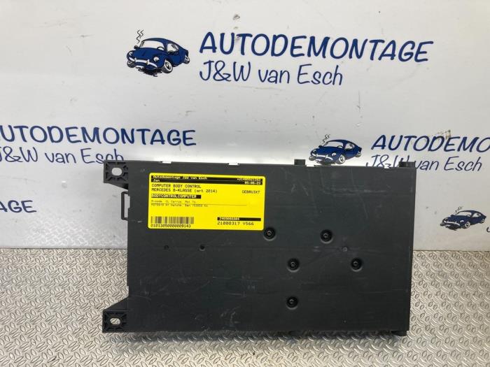 Used Body control computer Mercedes B (W246/W242) 1.6 B-180 BlueEFFICIENCY Turbo 16V Price € 60,50 Inclusive VAT offered by Autodemontage J&W van Esch