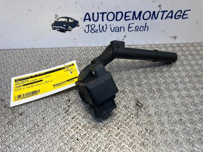 Gebrauchte Stift Zündspule Mercedes B (W246/W242) 1.6 B-180 BlueEFFICIENCY Turbo 16V Preis € 24,20 Mit Mehrwertsteuer angeboten von Autodemontage J&W van Esch