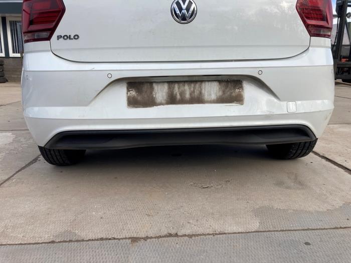 Rear bumper from a Volkswagen Polo VI (AW1) 1.0 TSI 12V 2020