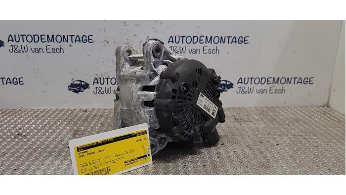 Gebrauchte Dynamo Opel Corsa F (UB/UH/UP) 1.2 Turbo 12V 100 Preis € 78,65 Mit Mehrwertsteuer angeboten von Autodemontage J&W van Esch