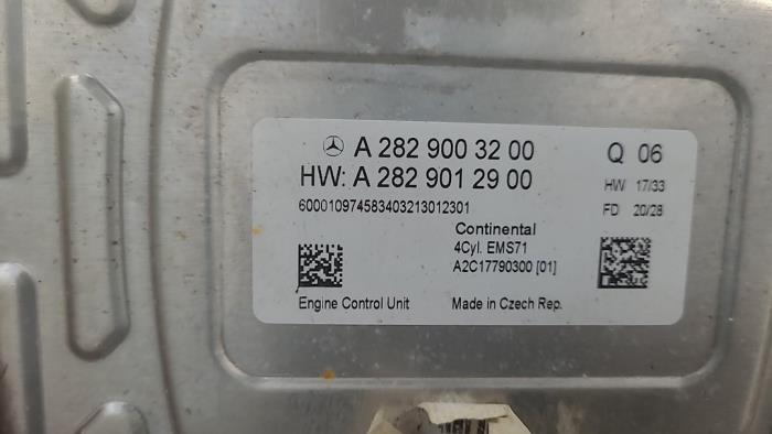 Engine management computer from a Mercedes-Benz CLA Shooting Brake (118.6) 1.3 CLA-250 e Turbo 16V 2022