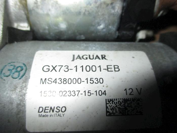 Démarreur d'un Jaguar F-type 3.0 S V6 24V 2015