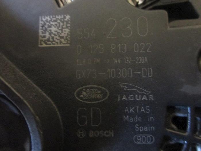 Dinamo de un Jaguar XF (X260) 2.0d 180 16V 2015