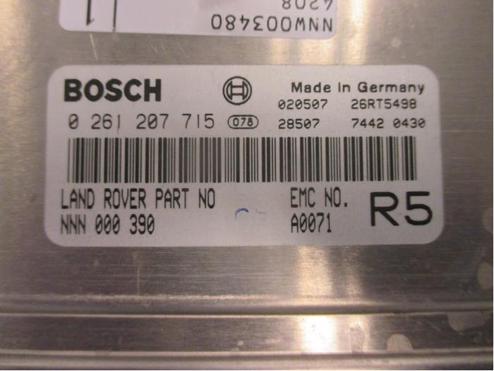 Engine management computer from a Land Rover Range Rover III (LM) 4.4 V8 32V 2002