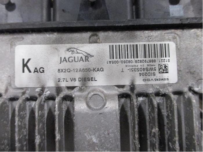 Steuergerät Motormanagement van een Jaguar XF (CC9) 2.7 D V6 24V 2008