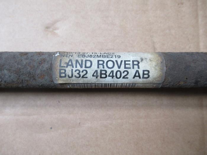 Drive shaft, rear left from a Land Rover Range Rover Evoque (LVJ/LVS) 2.2 TD4 16V 5-drs. 2014