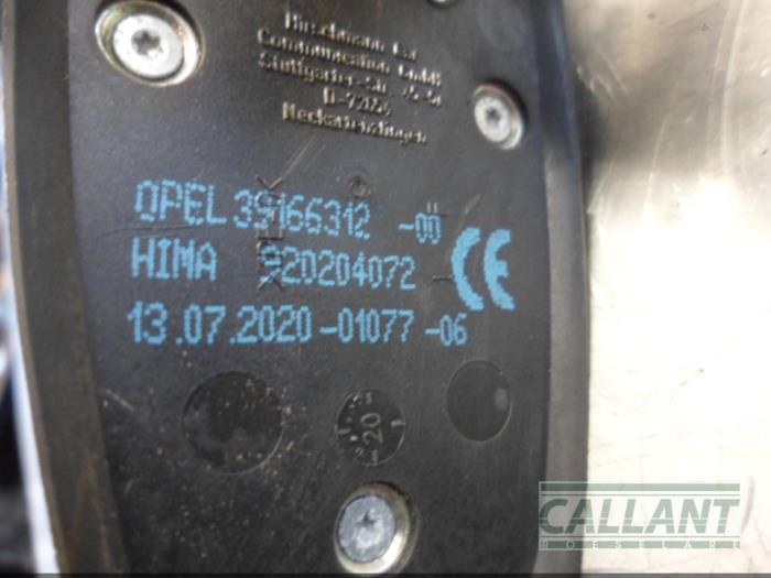 Antenne d'un Opel Corsa F (UB/UH/UP) 1.2 12V 75 2021