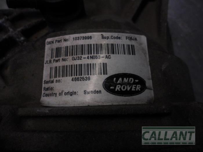 Diferencial trasero de un Land Rover Range Rover Evoque (LVJ/LVS) 2.0 D 180 16V 5-drs. 2018