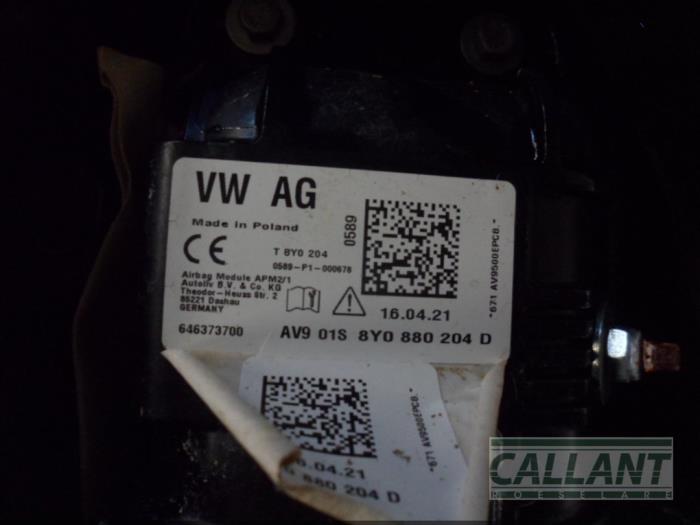 Airbag set + dashboard d'un Audi A3 Sportback (8YA) 2.0 30 TDI 16V 2021