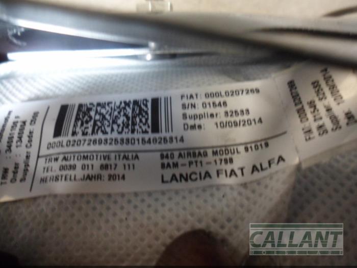 Poduszka powietrzna fotela (siedzisko) z Alfa Romeo Giulietta (940) 1.6 JTDm 16V 2015