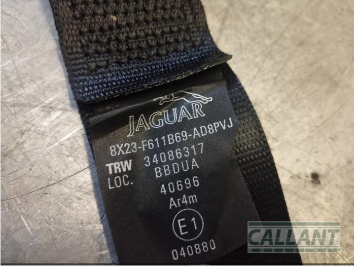 Ceinture de sécurité arrière gauche d'un Jaguar XF (CC9) 3.0 D V6 24V 2011