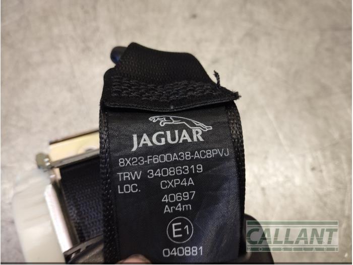 Rear seatbelt, centre from a Jaguar XF (CC9) 3.0 D V6 24V 2010