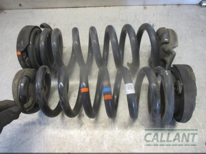 Rear coil spring from a Jaguar F-Pace 2.0 D 180 16V AWD 2018