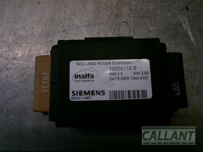 Sunroof control module