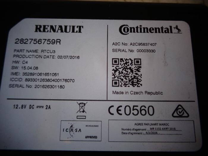 Ordenador varios de un Renault Clio IV (5R) 1.2 16V 2014