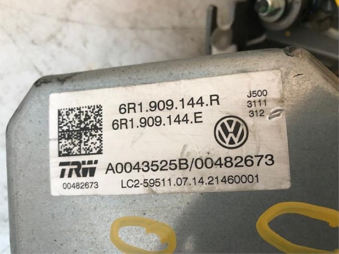 Lenksaule Gehӓuse komplett van een Volkswagen Up! (121) 1.0 12V 60 2015