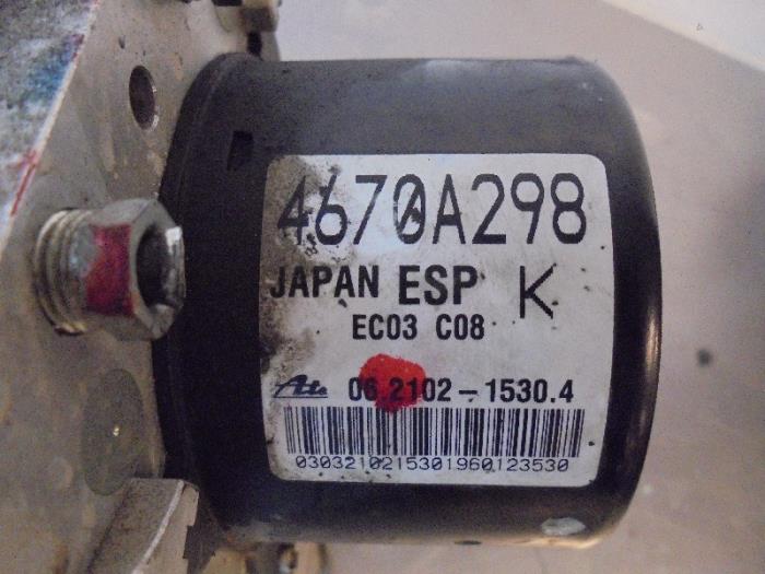 ABS pump Mitsubishi ASX 1.8 DI-D MIVEC 16V 4x4 - 4670A298 4N13