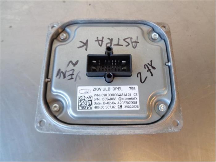 Gebrauchte Xenon Modul Opel Astra K 1.6 CDTI 136 16V Preis auf Anfrage angeboten von Autohandel-Smet Gebroeders NV