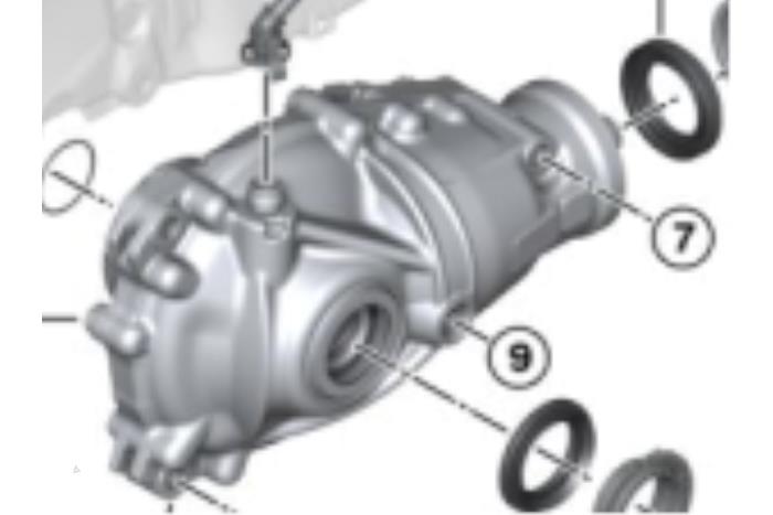 Front differential BMW X3 xDrive 20d 2.0 TwinPower Turbo 16V