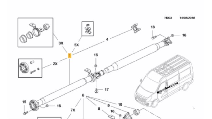 Używane Pólwal Opel Movano 2.3 CDTi 16V RWD Cena na żądanie oferowane przez Autohandel-Smet Gebroeders NV