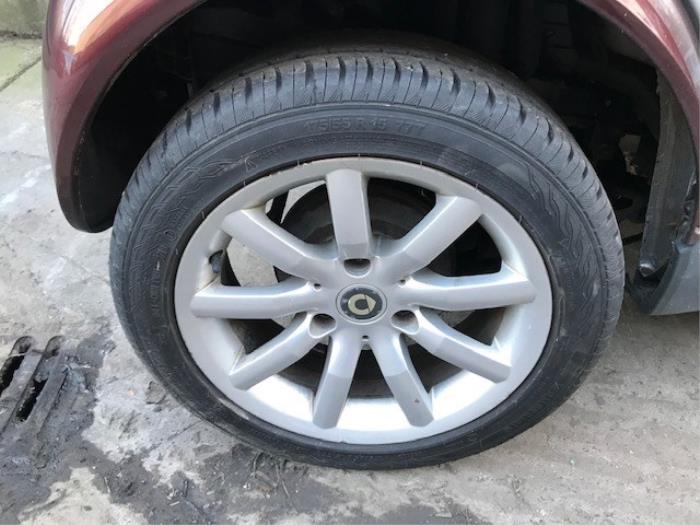 Set of wheels + tyres from a Smart Fortwo Coupé (450.3) 0.7 2006