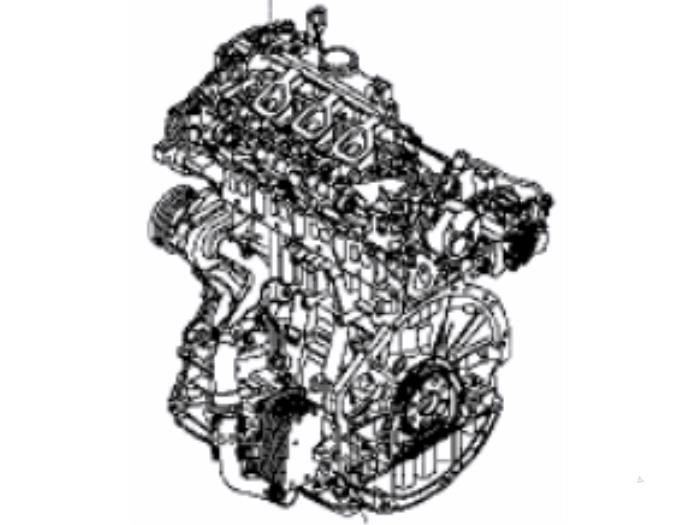 Engine from a Nissan NV 400 (M9J) 2.3 dCi 150 16V 2014