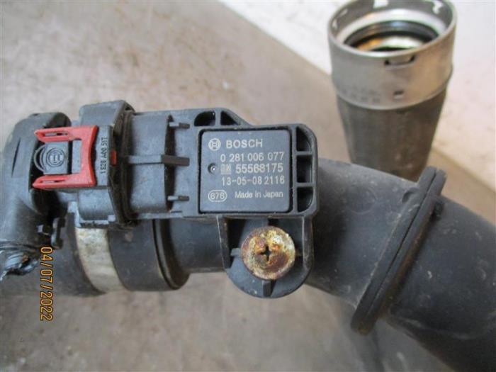 Map Sensor (Einlasskrümmer) Chevrolet Trax, 2012 1.4 Turbo 16V 4x2, SUV, Benzin, 1.369cc, 103kW (140pk), FWD, A14NET; B14NET, 2012-12 (Gebraucht)