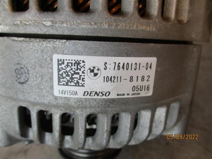 Dynamo from a BMW 3 serie Touring (F31) 318d 2.0 16V 2017
