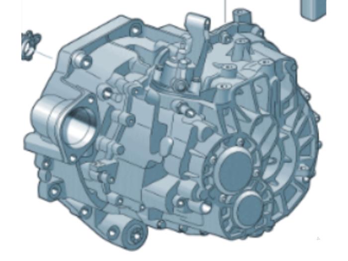 Caja de cambios de un Volkswagen Crafter (SY) 2.0 TDI 2019