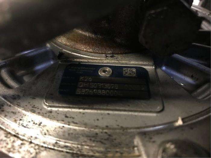 Turbo d'un BMW 6 serie (E63) 635d 24V