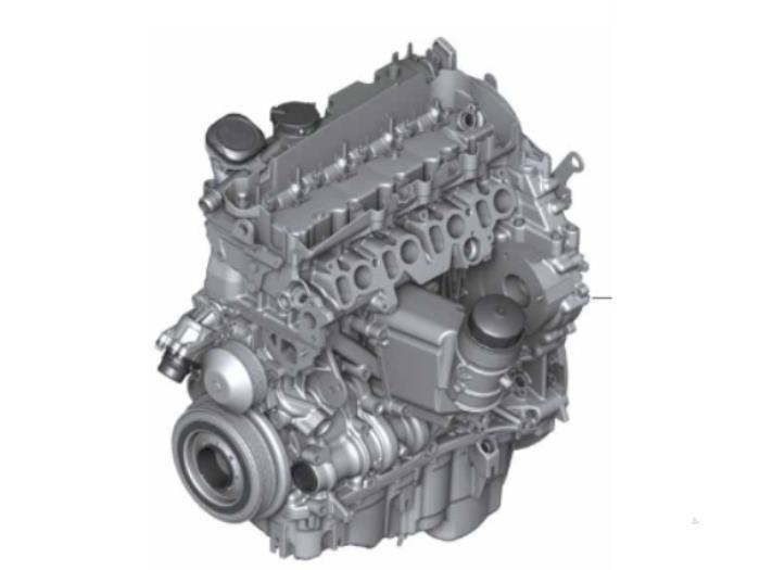 Engine from a BMW 5 serie (F10) 525d xDrive 16V 2014