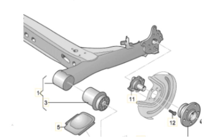 Gebrauchte Hinterachse Vorderradantrieb Volkswagen Golf VIII (CD1) 1.5 TSI BlueMotion 16V Preis auf Anfrage angeboten von Autohandel-Smet Gebroeders NV