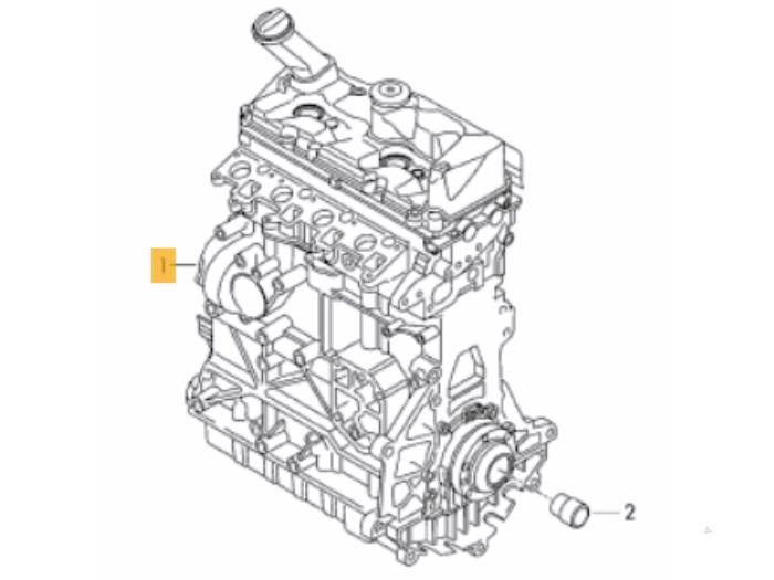 Engine MAN TGE 2.0 TDI - 65005046002 DAVA