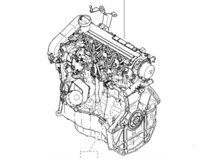 Silnik z Renault Kangoo Express (FW) 1.5 dCi 95 2022