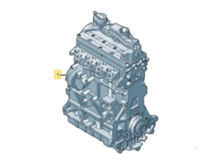 Engine Audi Q3 2.0 TDI 16V 177 Quattro 03L100090J CFG