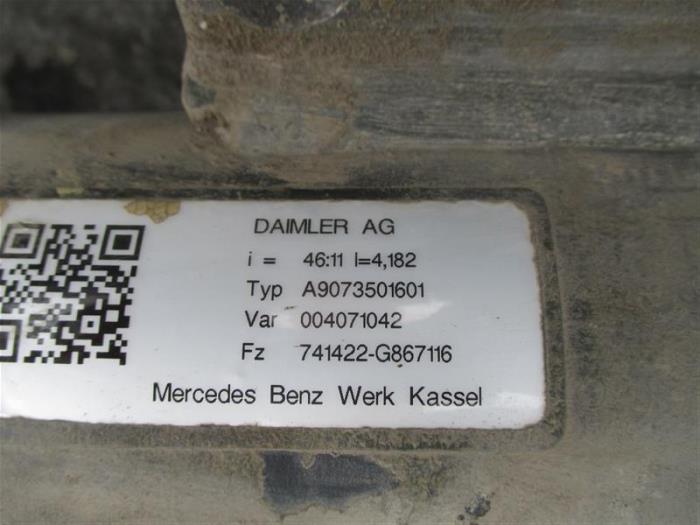 Rear wheel drive rear axle Mercedes Sprinter 4t 416 CDI 2.1 D RWD ...