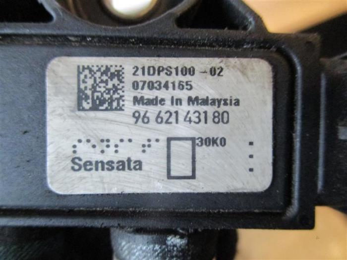 Sensor de filtro de hollín de un Renault Megane III Grandtour (KZ) 1.2 16V TCE 115 2014