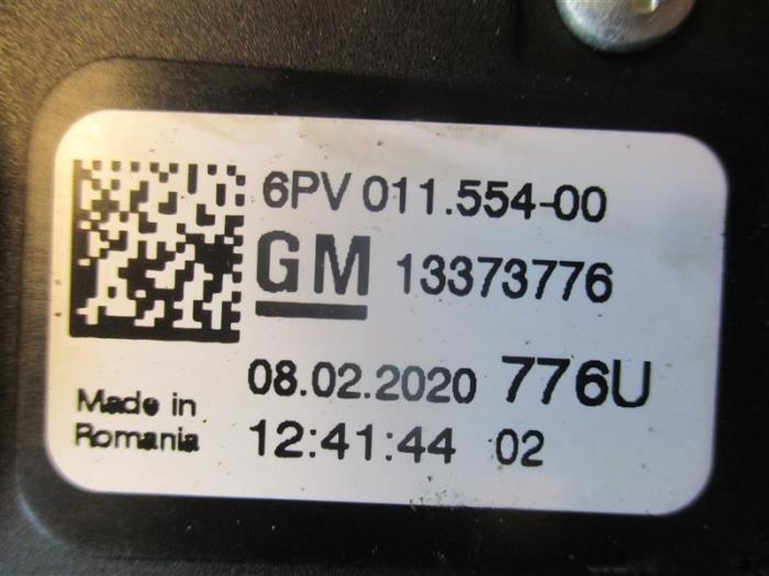 Throttle pedal position sensor Opel Astra K Sports Tourer 1.5 CDTi 105