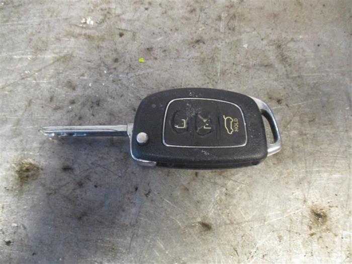 Schlüssel van een Hyundai i20 (GBB)  2014