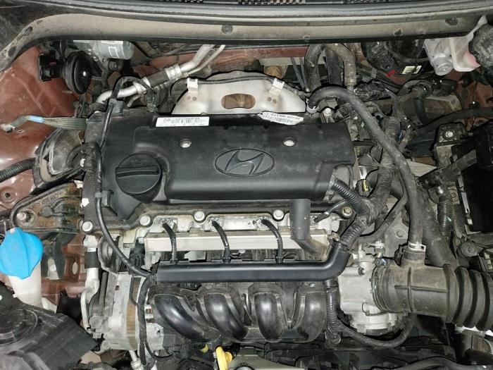 Motor van een Hyundai i20 (GBB) 1.2i 16V 2016