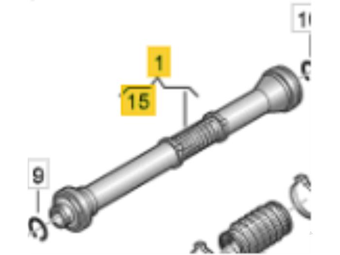 Używane Pólwal przód 4x4 Volkswagen Amarok 3.0 TDI V6 24V 4Motion Cena € 363,00 Z VAT oferowane przez Autohandel-Smet Gebroeders NV