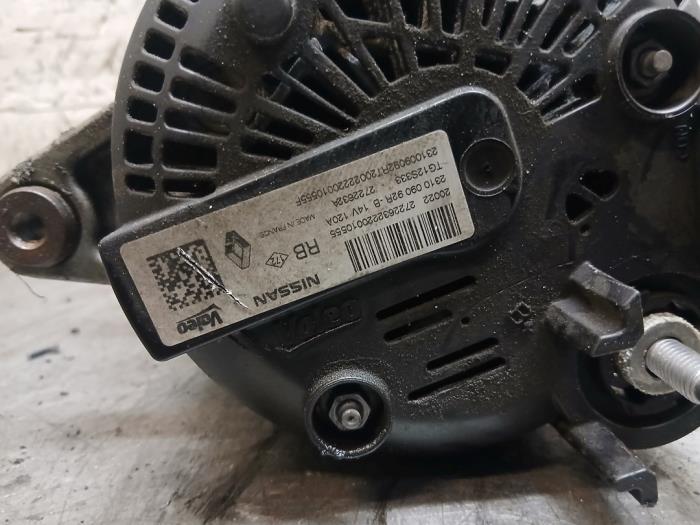 Usagé Dynamo Nissan Juke (F16) 1.0 DIG-T 117 12V Prix € 121,00 Prix TTC proposé par Autohandel-Smet Gebroeders NV