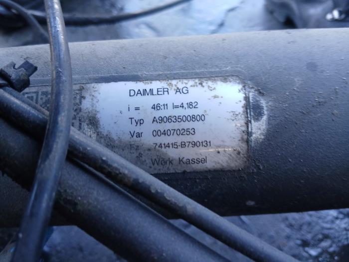 Differential hinten van een Volkswagen Crafter 2.5 TDI 30/32/35/46/50 2010