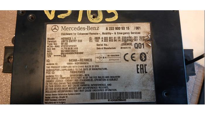 Bluetooth-modul från en Mercedes-Benz B (W246/W242) 2.1 B-200 CDI BlueEFFICIENCY, B-200d 16V 2018