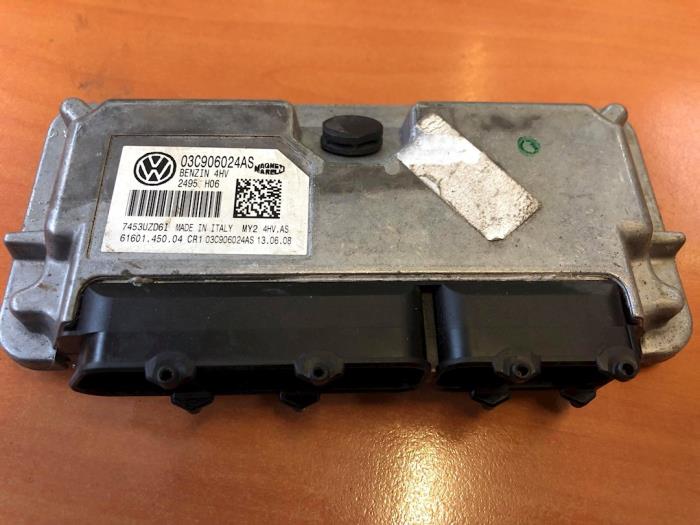 Used Engine management computer Volkswagen Golf V Variant (1K5) 1.4 16V Price € 125,00 Margin scheme offered by Autodemontage van der Iest