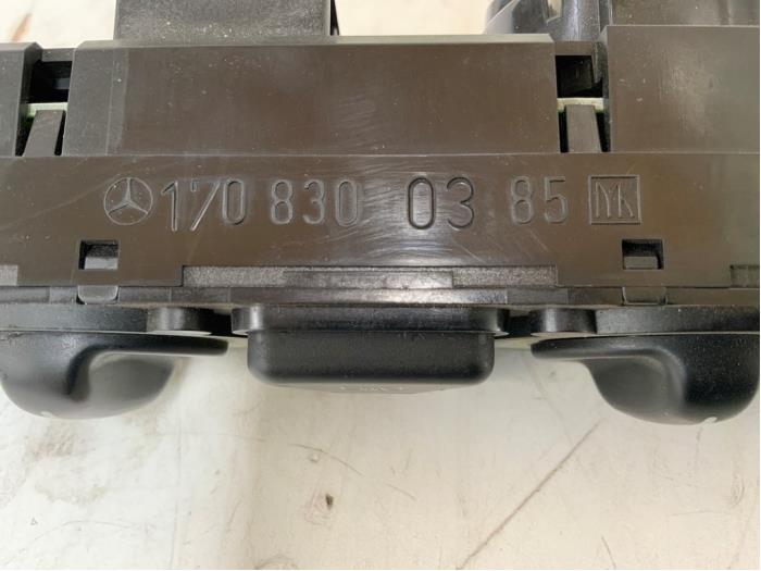 Heater control panel from a Mercedes-Benz SLK (R170) 2.3 230 K 16V 2000