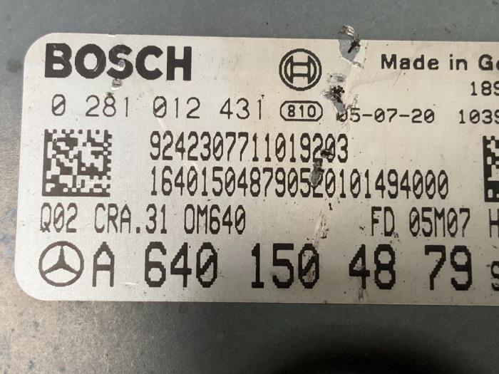 Steuergerät Motormanagement van een Mercedes-Benz B (W245,242) 2.0 B-180 CDI 16V 2005